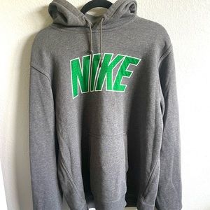 Oversized grey Nike hoodie